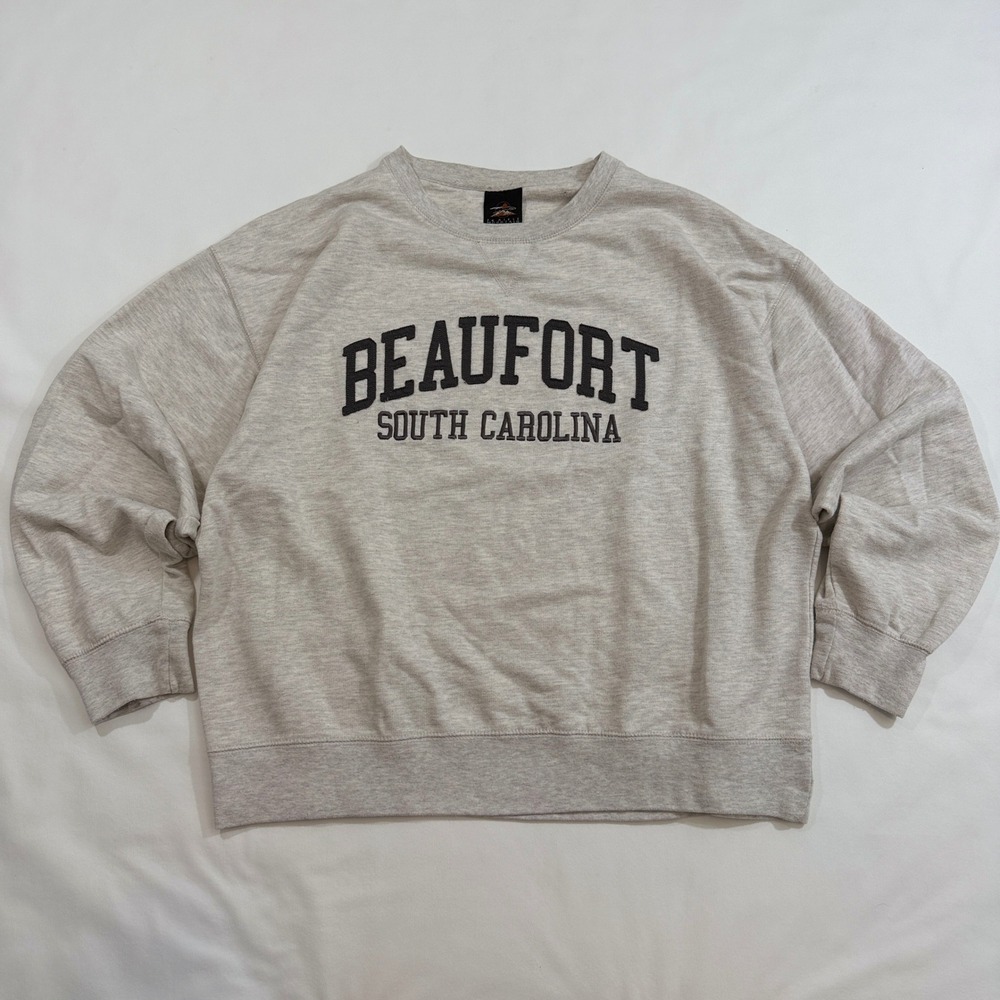 Prairie Mountain Sweatshirt Mens XXL Gray Good Beaufort South Carolina Graphic